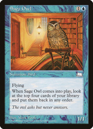 Sage Owl [Weatherlight] | The Clever Kobold