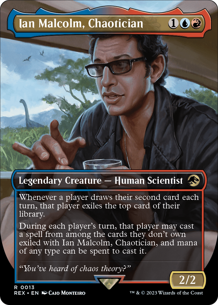 Ian Malcolm, Chaotician (Borderless) [Jurassic World Collection] | The Clever Kobold