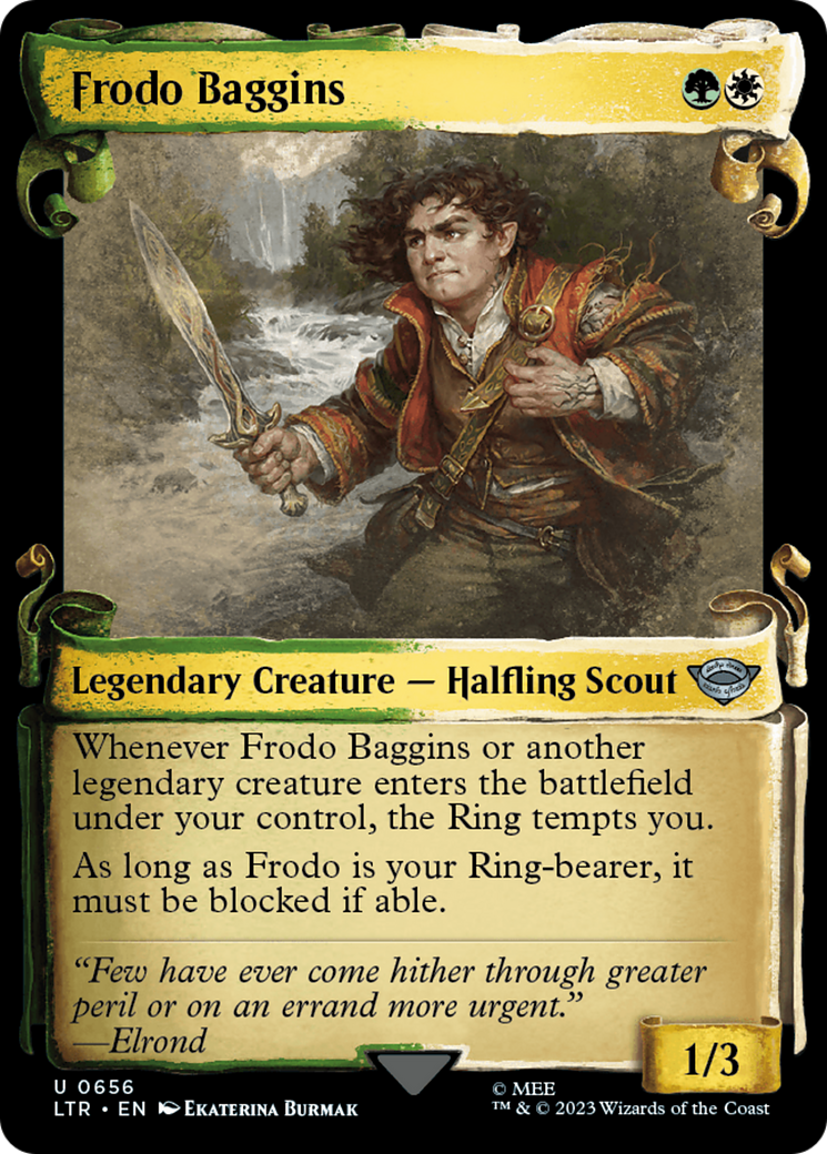 Frodo Baggins [The Lord of the Rings: Tales of Middle-Earth Showcase Scrolls] | The Clever Kobold