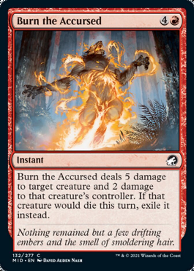 Burn the Accursed [Innistrad: Midnight Hunt] | The Clever Kobold