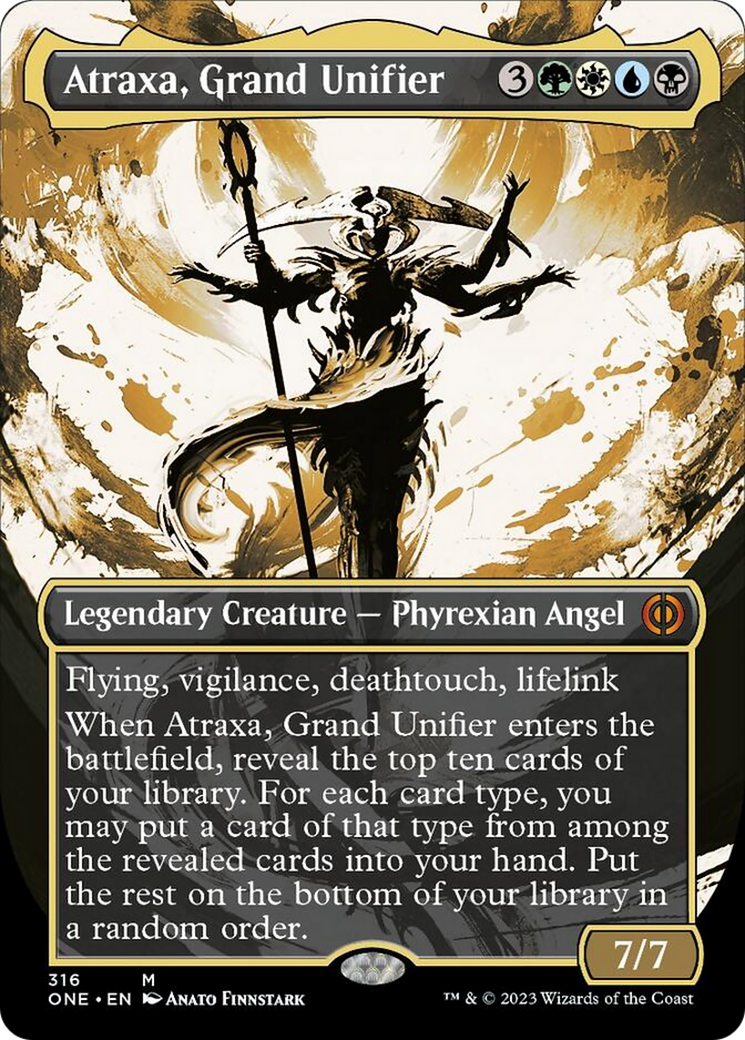 Atraxa, Grand Unifier (Borderless Ichor) [Phyrexia: All Will Be One] | The Clever Kobold