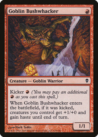 Goblin Bushwhacker [Zendikar] | The Clever Kobold