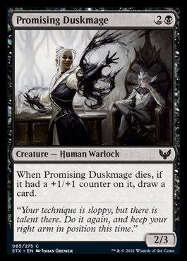 Promising Duskmage [Strixhaven: School of Mages] | The Clever Kobold