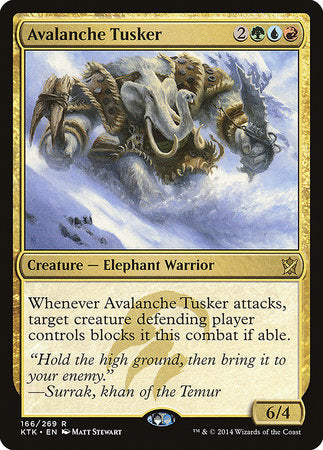 Avalanche Tusker [Khans of Tarkir] | The Clever Kobold