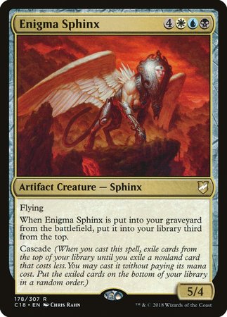 Enigma Sphinx [Commander 2018] | The Clever Kobold