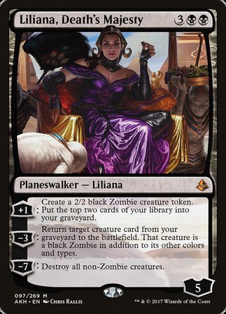 Liliana, Death's Majesty [Amonkhet] | The Clever Kobold