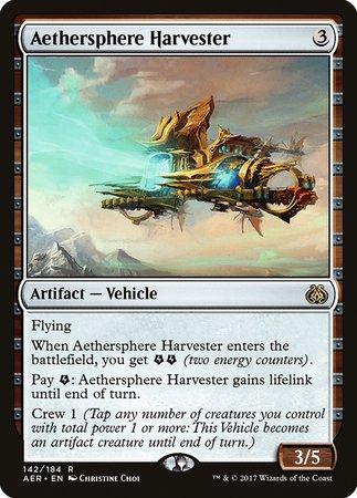 Aethersphere Harvester [Aether Revolt] | The Clever Kobold