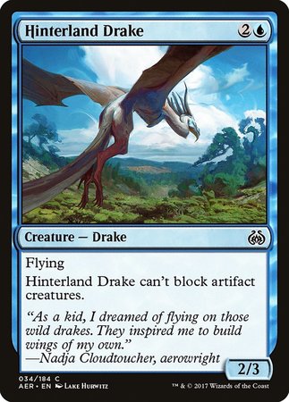 Hinterland Drake [Aether Revolt] | The Clever Kobold