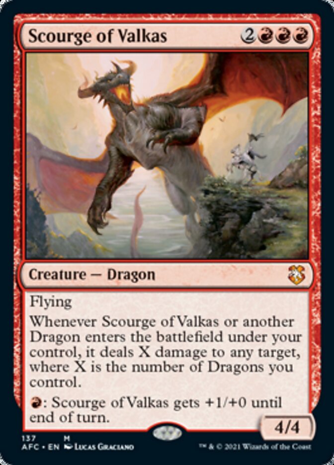 Scourge of Valkas [Dungeons & Dragons: Adventures in the Forgotten Realms Commander] | The Clever Kobold