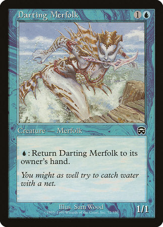 Darting Merfolk [Mercadian Masques] | The Clever Kobold