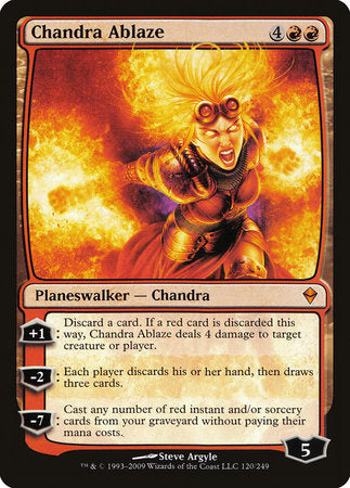 Chandra Ablaze [Zendikar] | The Clever Kobold