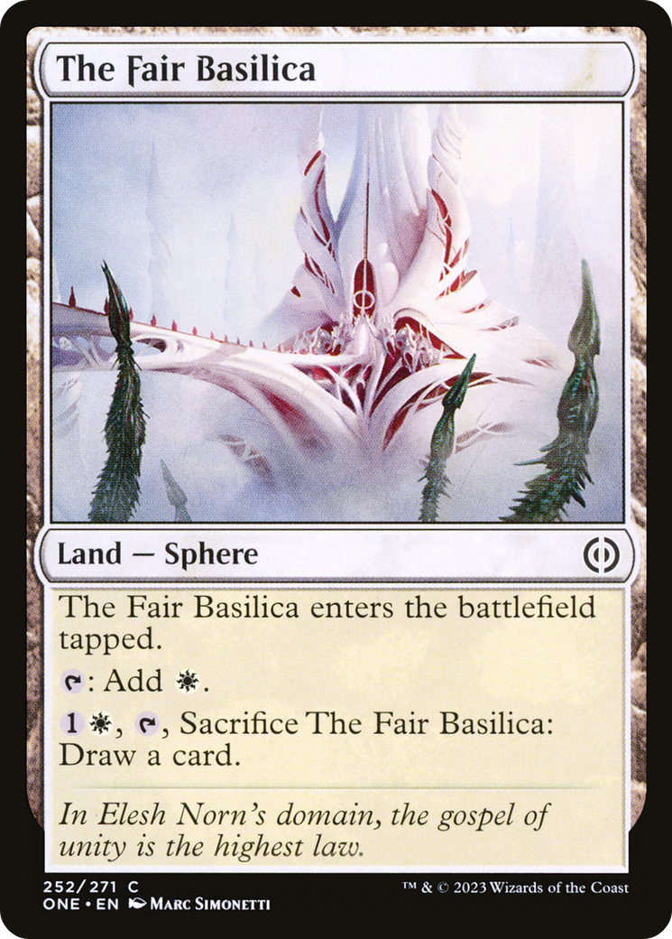 The Fair Basilica [Phyrexia: All Will Be One] | The Clever Kobold