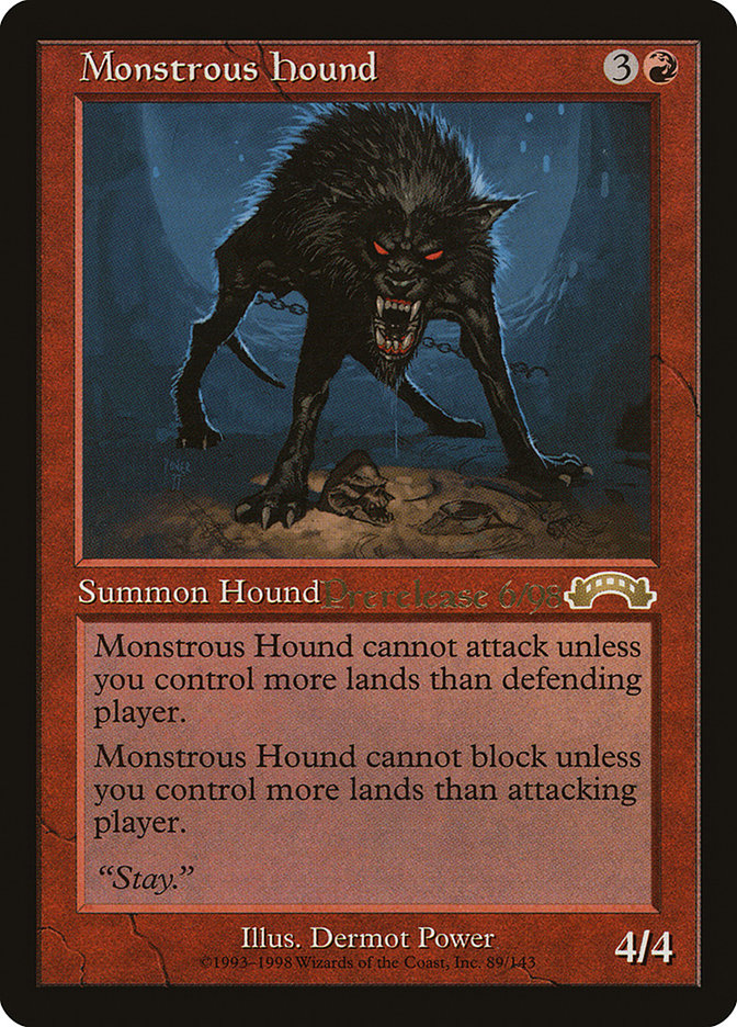 Monstrous Hound [Exodus Promos] | The Clever Kobold