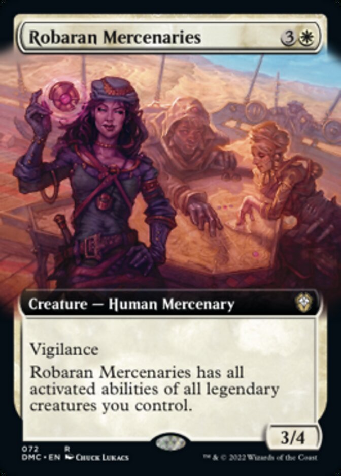 Robaran Mercenaries (Extended Art) [Dominaria United Commander] | The Clever Kobold