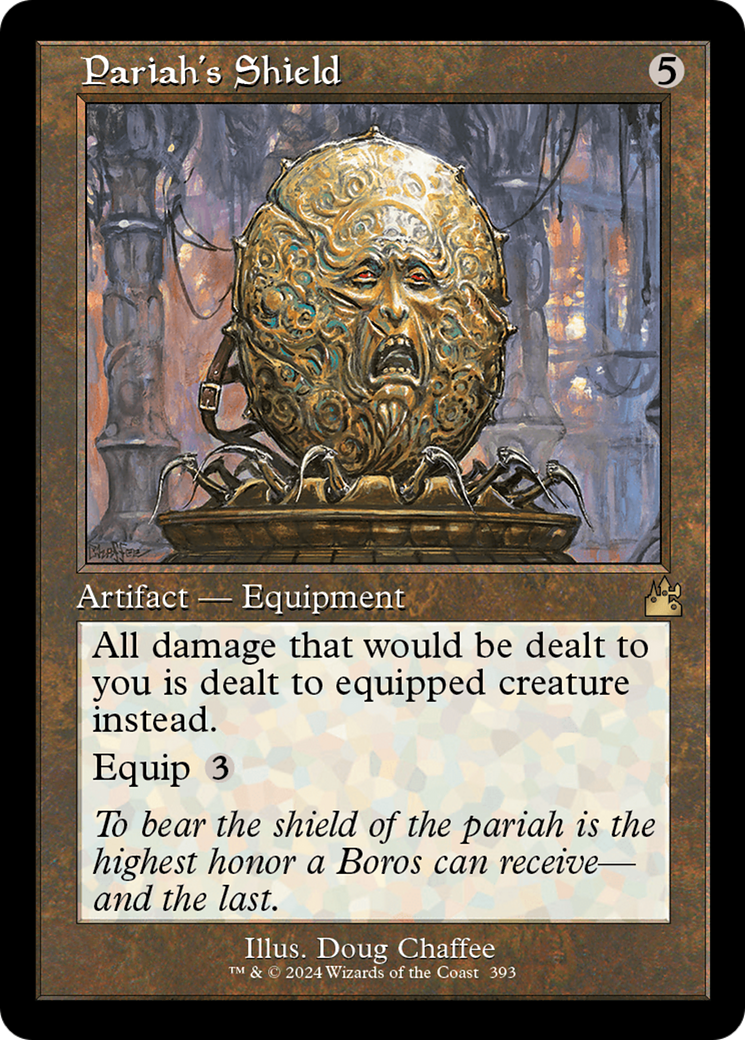 Pariah's Shield (Retro Frame) [Ravnica Remastered] | The Clever Kobold