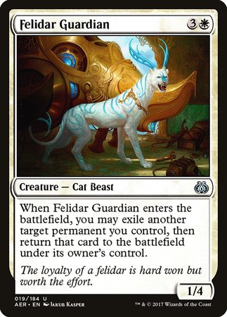 Felidar Guardian [Aether Revolt] | The Clever Kobold