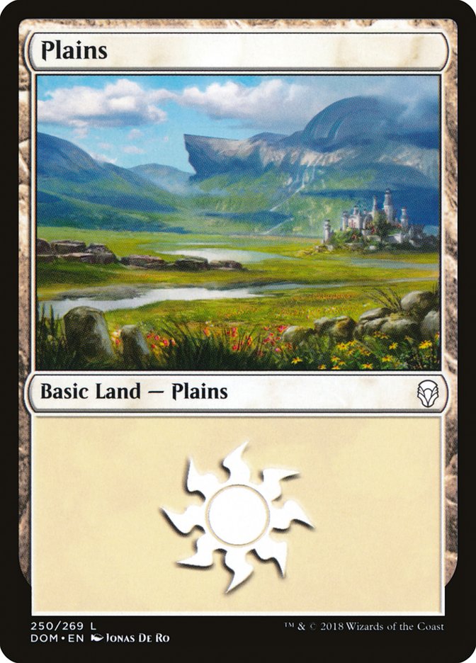 Plains (250) [Dominaria] | The Clever Kobold