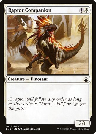 Raptor Companion [Battlebond] | The Clever Kobold