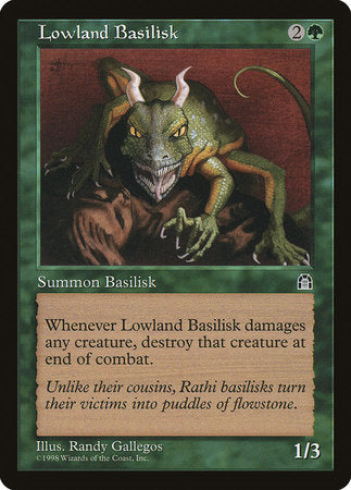 Lowland Basilisk [Stronghold] | The Clever Kobold