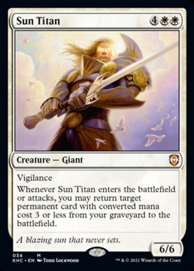 Sun Titan [Kaldheim Commander] | The Clever Kobold