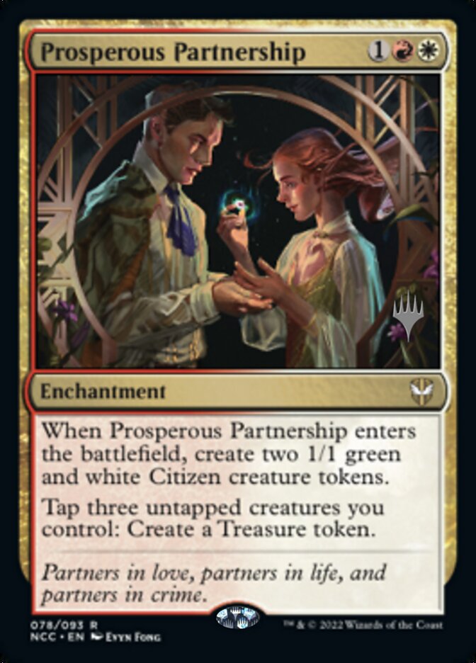 Prosperous Partnership (Promo Pack) [Streets of New Capenna Commander Promos] | The Clever Kobold