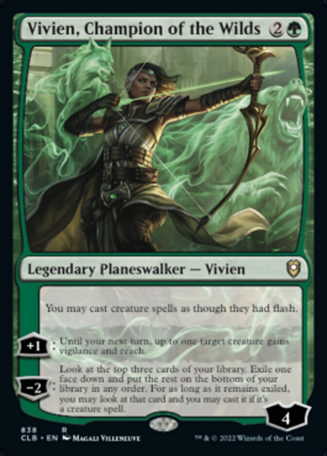 Vivien, Champion of the Wilds [Commander Legends: Battle for Baldur's Gate] | The Clever Kobold