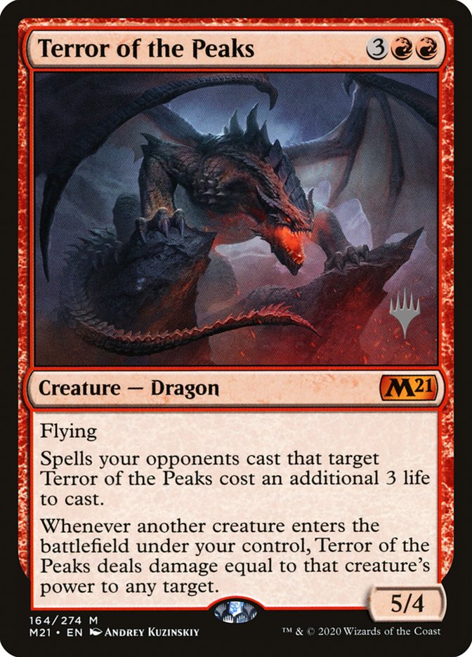 Terror of the Peaks (Promo Pack) [Core Set 2021 Promos] | The Clever Kobold