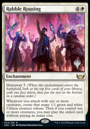 Rabble Rousing (Promo Pack) [Streets of New Capenna Promos] | The Clever Kobold