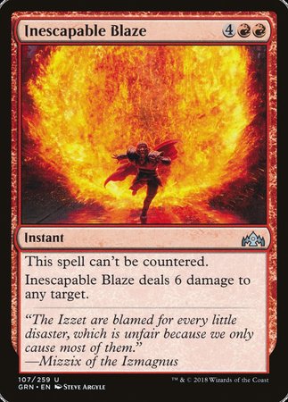 Inescapable Blaze [Guilds of Ravnica] | The Clever Kobold