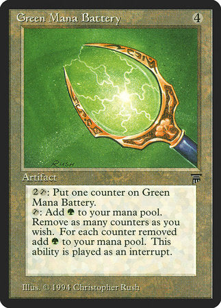 Green Mana Battery [Legends] | The Clever Kobold