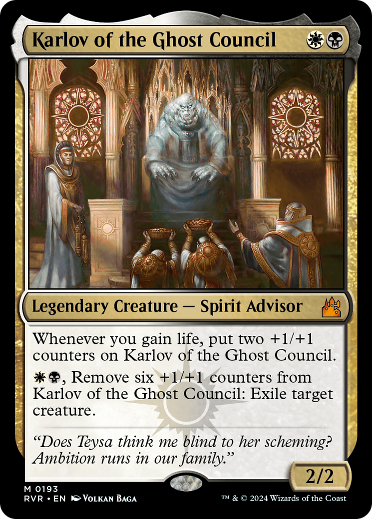 Karlov of the Ghost Council [Ravnica Remastered] | The Clever Kobold