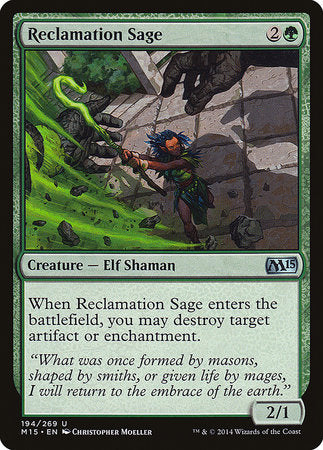 Reclamation Sage [Magic 2015] | The Clever Kobold