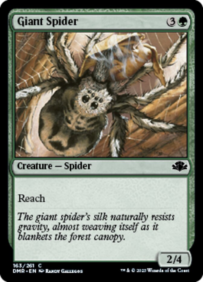 Giant Spider [Dominaria Remastered] | The Clever Kobold