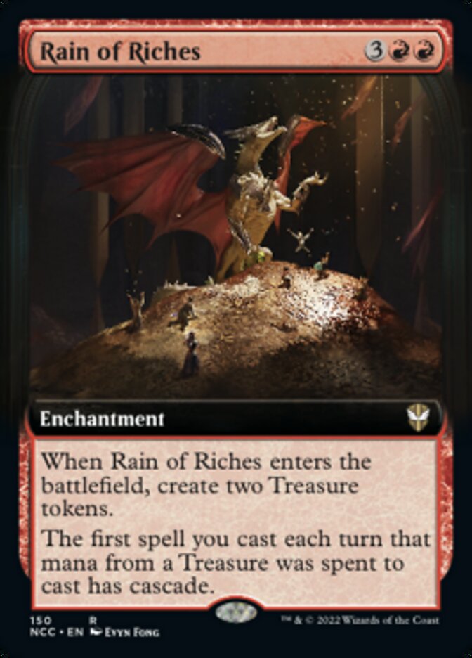 Rain of Riches (Extended Art) [Streets of New Capenna Commander] | The Clever Kobold