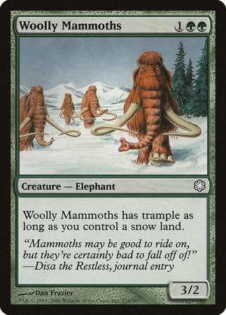 Woolly Mammoths [Coldsnap Theme Decks] | The Clever Kobold