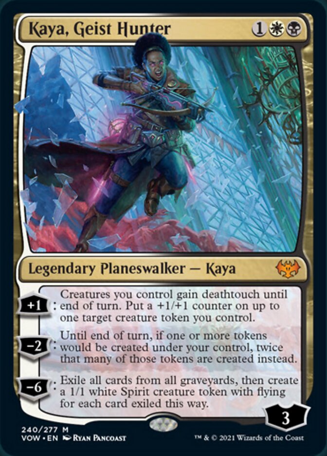 Kaya, Geist Hunter [Innistrad: Crimson Vow] | The Clever Kobold