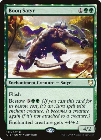 Boon Satyr [Commander 2018] | The Clever Kobold