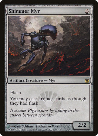 Shimmer Myr [Mirrodin Besieged] | The Clever Kobold