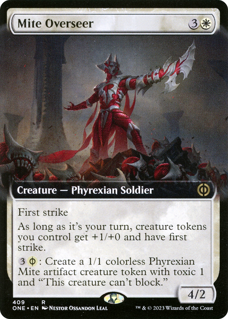 Mite Overseer (Extended Art) [Phyrexia: All Will Be One] | The Clever Kobold