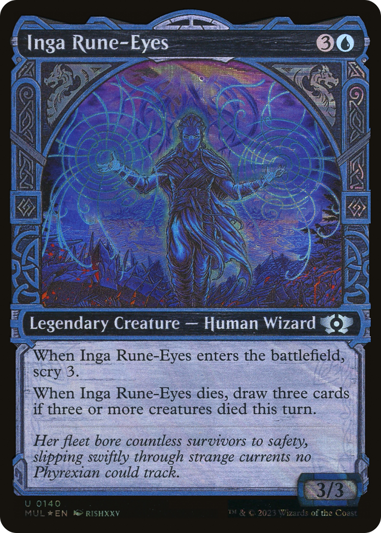 Inga Rune-Eyes (Halo Foil) [Multiverse Legends] | The Clever Kobold