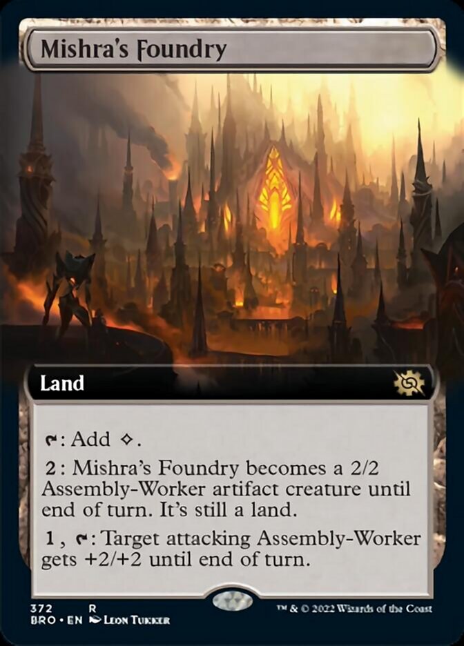 Mishra's Foundry (Extended Art) [The Brothers' War] | The Clever Kobold