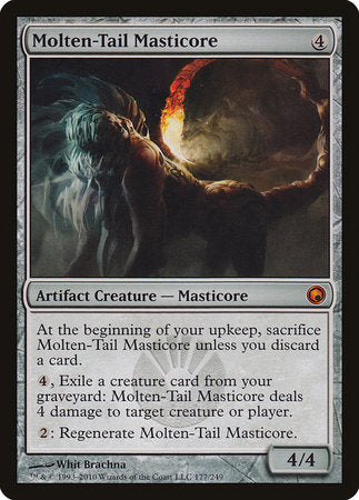 Molten-Tail Masticore [Scars of Mirrodin] | The Clever Kobold