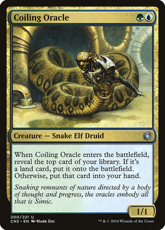 Coiling Oracle [Conspiracy: Take the Crown] | The Clever Kobold