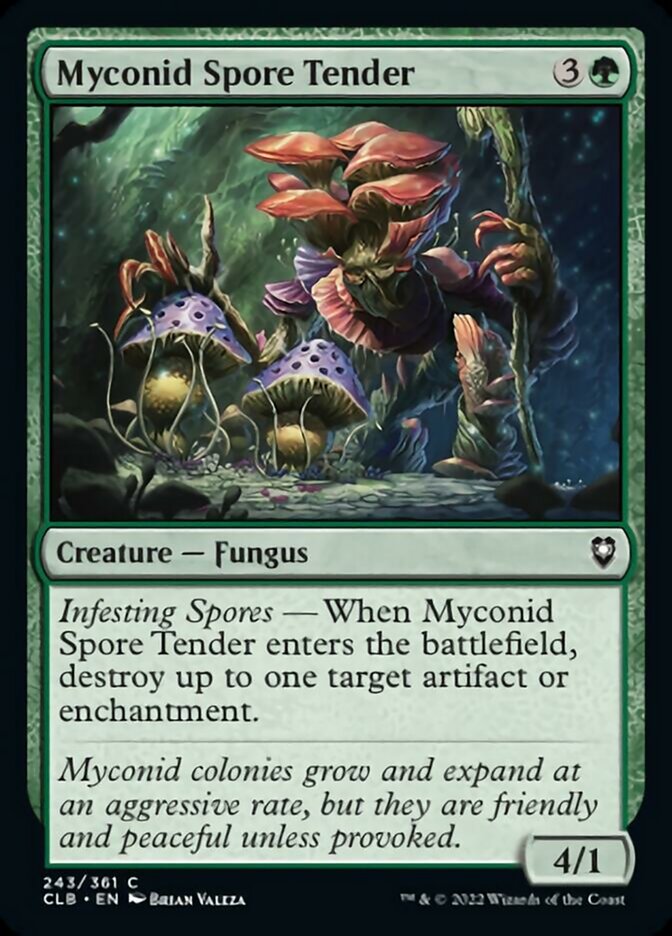 Myconid Spore Tender [Commander Legends: Battle for Baldur's Gate] | The Clever Kobold