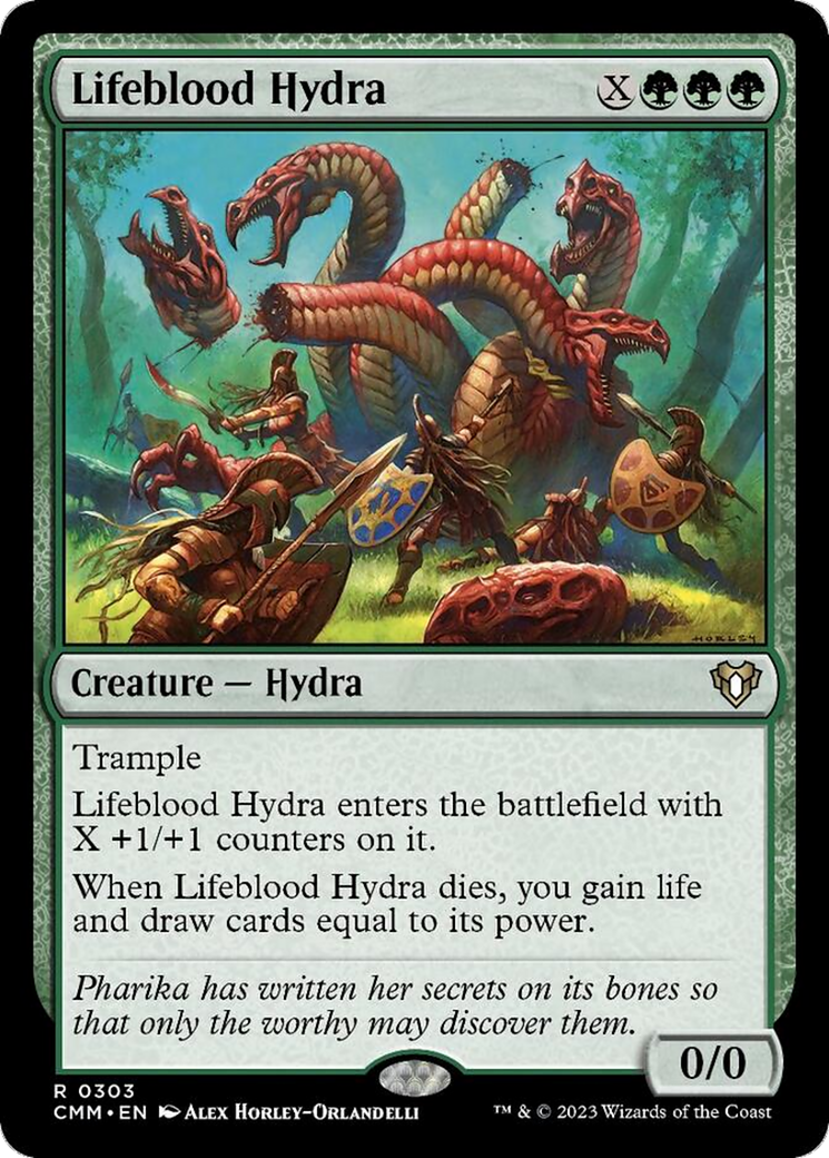 Lifeblood Hydra [Commander Masters] | The Clever Kobold