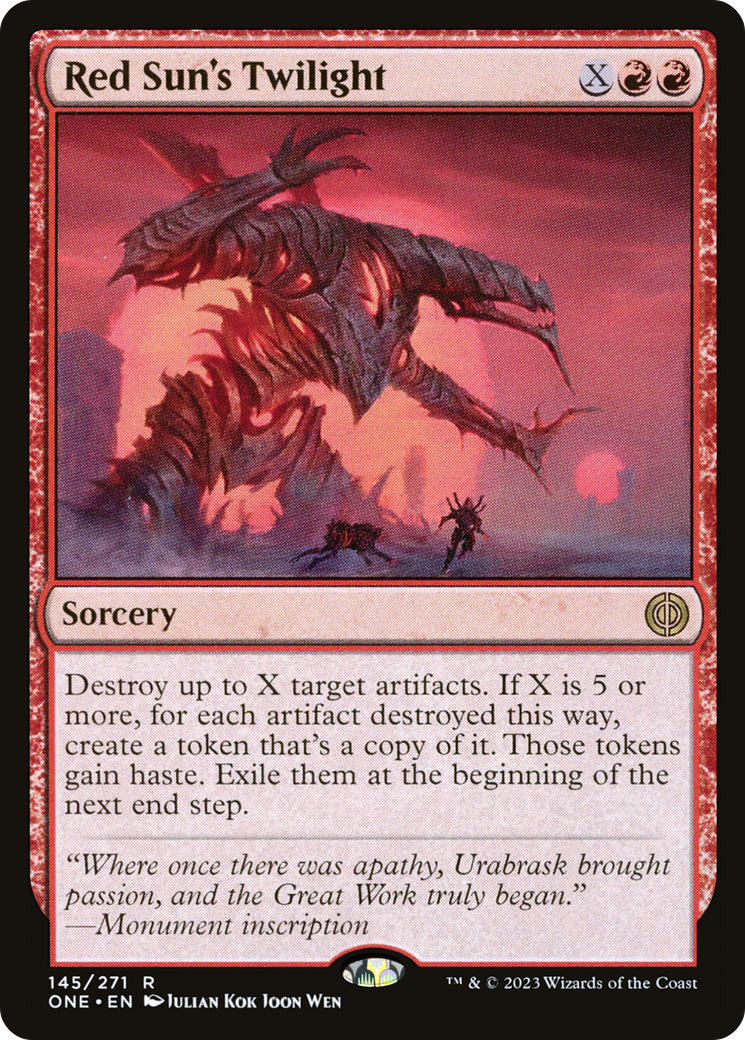 Red Sun's Twilight [Phyrexia: All Will Be One] | The Clever Kobold