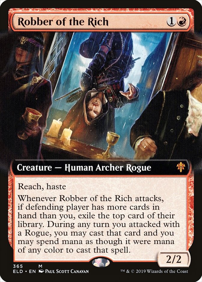 Robber of the Rich (Extended Art) [Throne of Eldraine] | The Clever Kobold