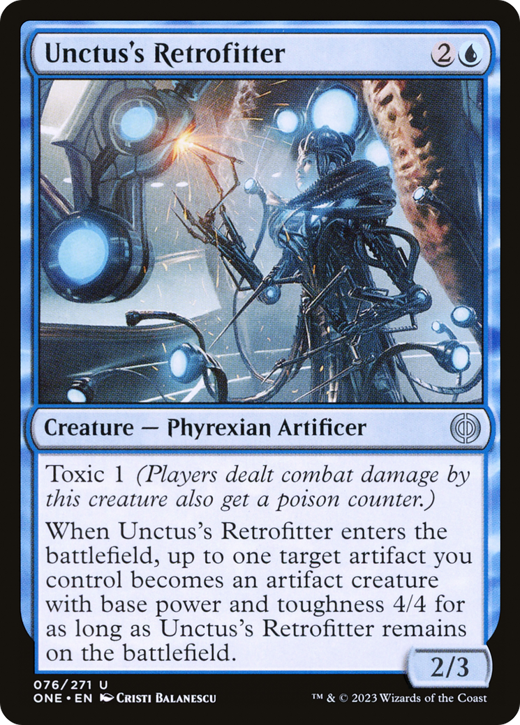 Unctus's Retrofitter [Phyrexia: All Will Be One] | The Clever Kobold