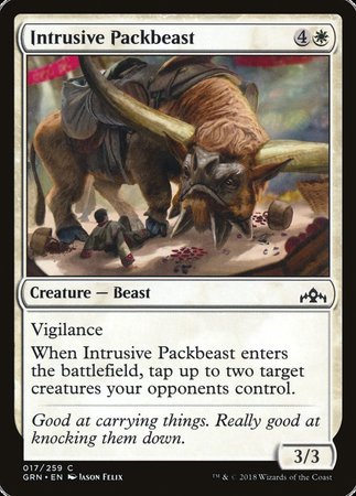 Intrusive Packbeast [Guilds of Ravnica] | The Clever Kobold