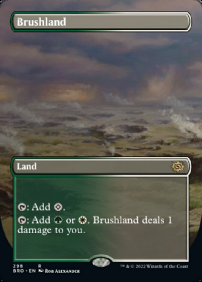 Brushland (Borderless Alternate Art) [The Brothers' War] | The Clever Kobold